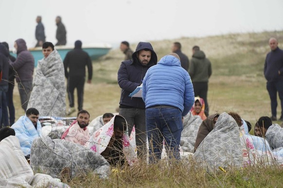 epa10492619 Debris wash ashore following a shipwreck, at a beach near Cutro, Crotone province, southern Italy, 26 February 2023. Italian authorities recovered at least 40 bodies on the beach and in th ...