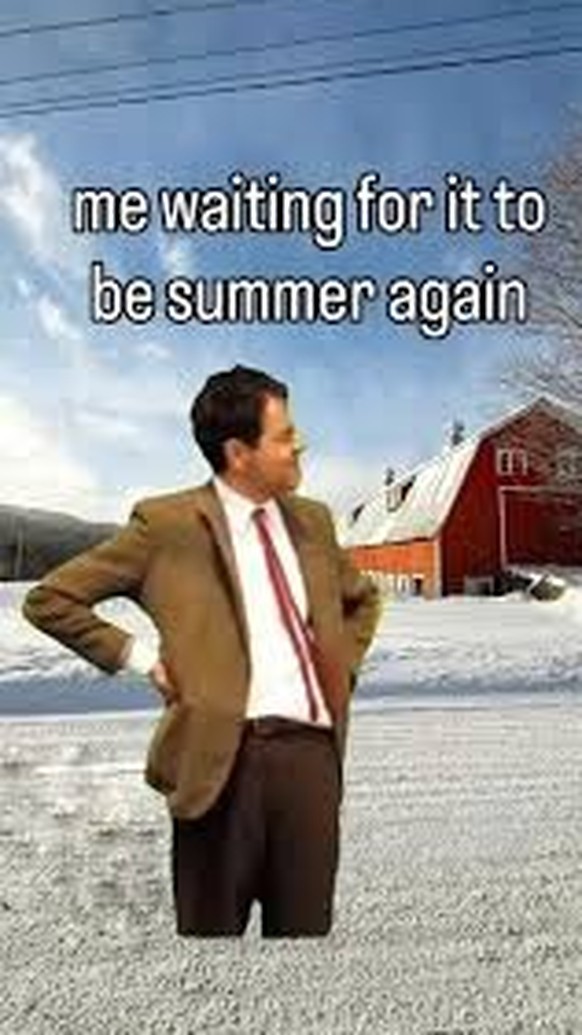 Überraschungs-Winter im Frühling. Die Memes.