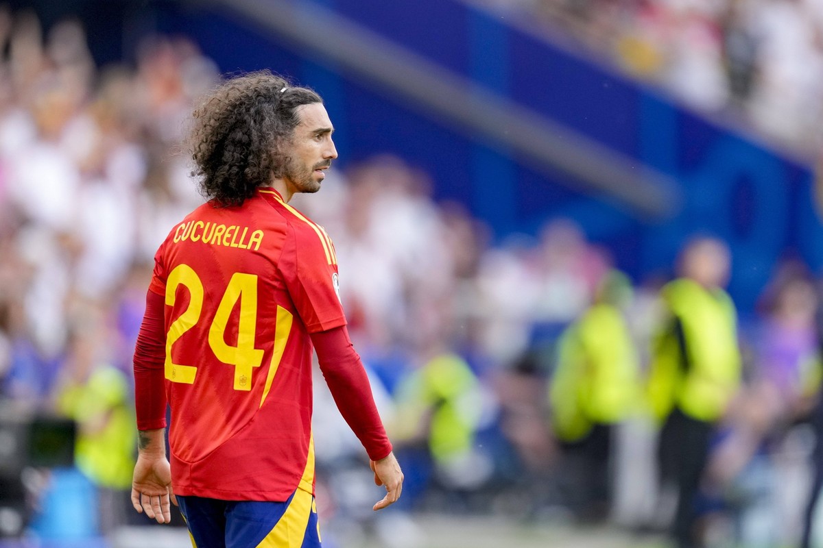 Marc Cucurella Spain , UEFA EURO, EM, Europameisterschaft,Fussball 2024 - Quarter-final, Spain vs Germany, Arena Stuttgart, July 5, 2024, Stuttgart, Germany.