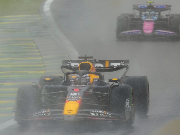 Max Verstappen a r�ussi une course remarquable sous la pluie br�silienne