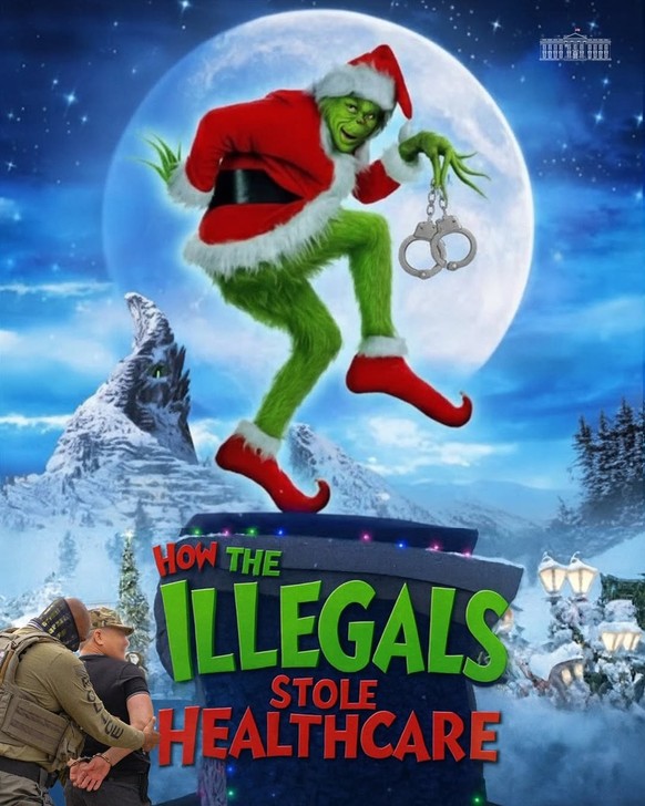 Instagram-Post vom offiziellen Account des Weissen Hauses. 13. Dezember 2025.