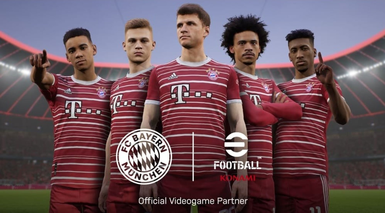 Musiala, Kimmich, Müller, Sané und Coman, nicht aber Lewandowski sind die Bayern-Aushängeschilder im neuen Konami-Videogame «eFootball».