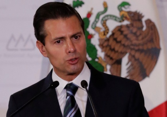 Mexico&#039;s President Enrique Pena Nieto gives a speech during a National Agricultural Council event at a hotel in Mexico City, Mexico February 2, 2017. REUTERS/Henry Romero