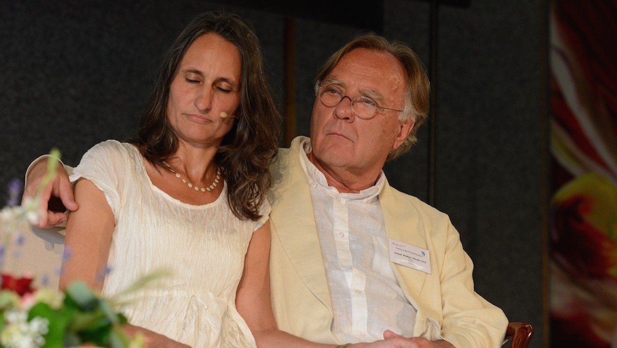 Samuel Widmer, Psychiater und Gründer der Kirschblüten-Gemeinschaft und seine Frau Daniele Nicolet.