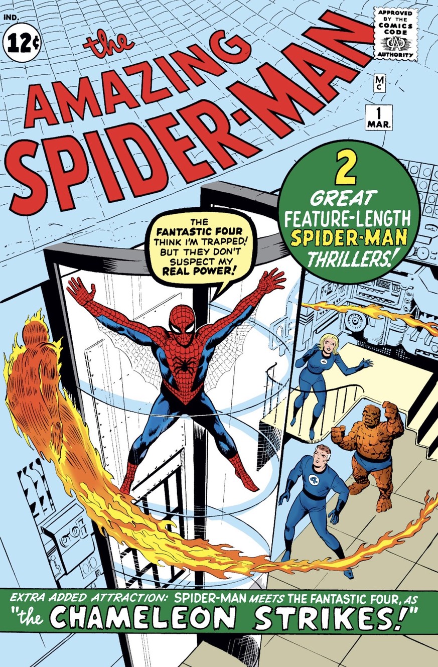 amazing spider-man fantastic four comics marvel 1960s https://en.wikipedia.org/wiki/The_Amazing_Spider-Man