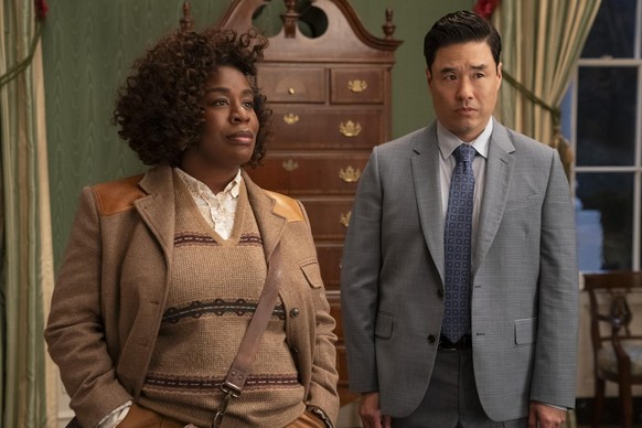 Randall Park and Uzo Aduba in The Residence (2025)