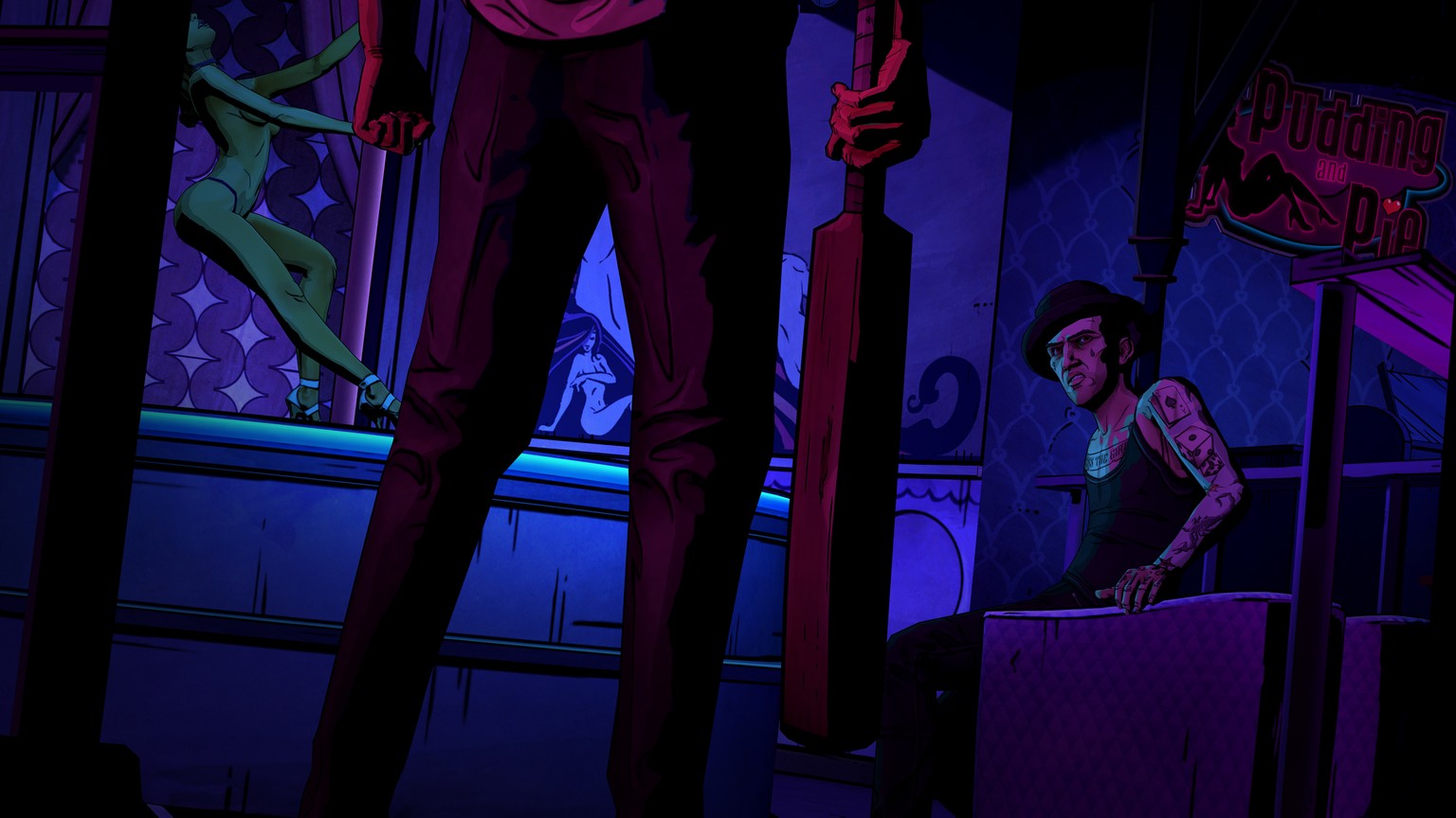 Düstere Szene aus dem Adventure-Game «The Wolf Among Us».