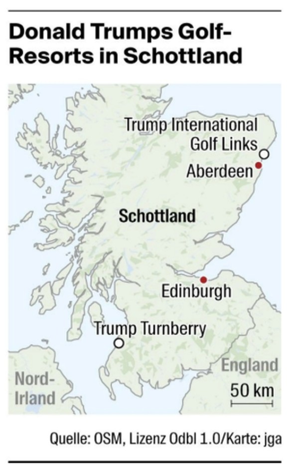 bilder trump schottland AZ