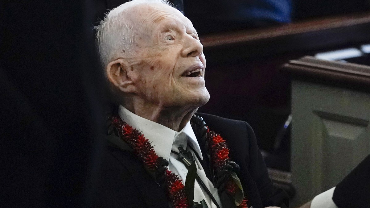 Jimmy Carter realiza seu desejo e vota
 #ÚltimasNotícias #Suiça