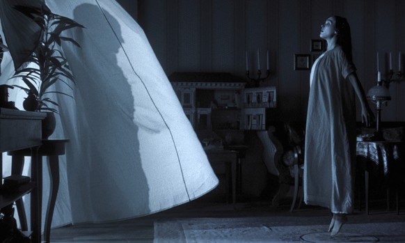 This image released by Focus Features shows Lily-Rose Depp in a scene from &quot;Nosferatu.&quot; (Focus Features via AP)