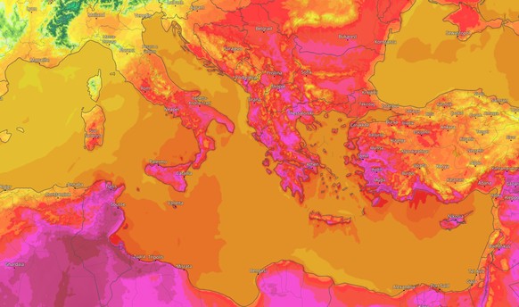 Das Mittelmeer ist derzeit ungewöhnlich warm.