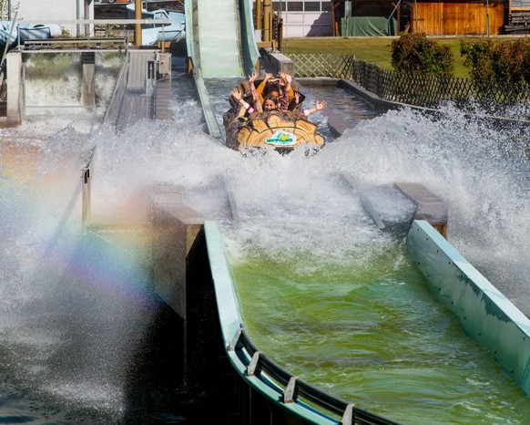 Highlight: Der «Splash River» im Happyland.