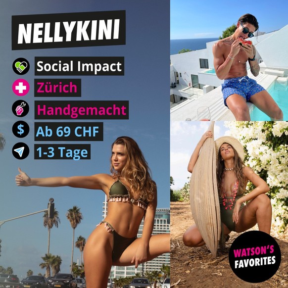 Bei Nellykini gibt es Bodies, Bikinis und Badeshorts zu entdecken