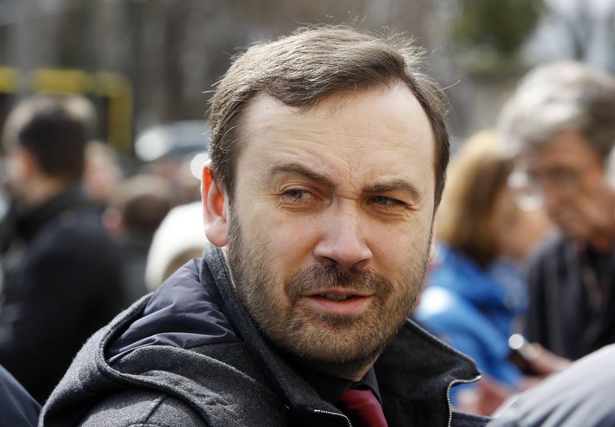 March 25, 2017 - Kiev, Ukraine - Former deputy of the Russian State Duma ILYA PONOMAREV during the funeral ceremony for former deputy of the Russian State Duma DENIS VORONENKOV in the St. Volodymir ca ...