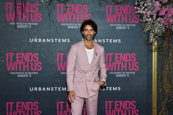 FILE - Justin Baldoni attends the world premiere of &quot;It Ends with Us&quot; at AMC Lincoln Square on Tuesday, Aug. 6, 2024, in New York. (Photo by Evan Agostini/Invision/AP, File)
Justin Baldoni