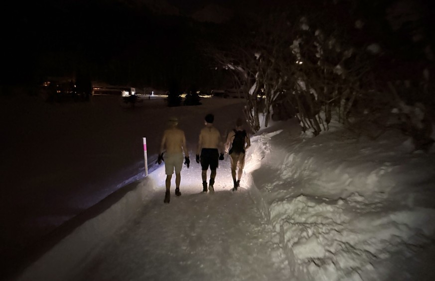 Kältewanderung in Davos Kältetraining Februar 2026