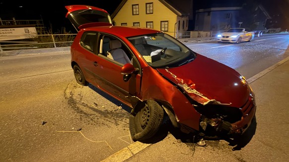 Unfall Menzingen ZG 20.4.26