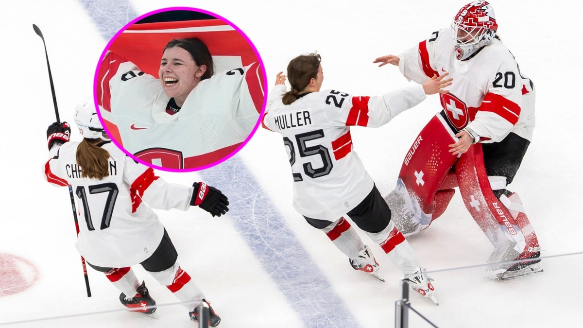 Andrea Brändli (médaillon) avait senti qu'Alina Müller (25) serait la match-winner jeudi.