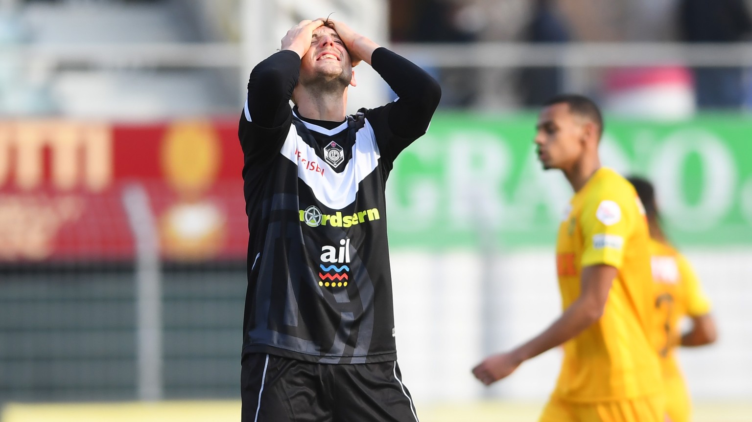 Lugano&#039;s player Alexander Gerndt, during the Super League soccer match FC Lugano against BSC Young Boys Bern, at the Cornaredo stadium in Lugano, Sunday, March 4, 2018. (KEYSTONE/Ti-Press/Alessan ...