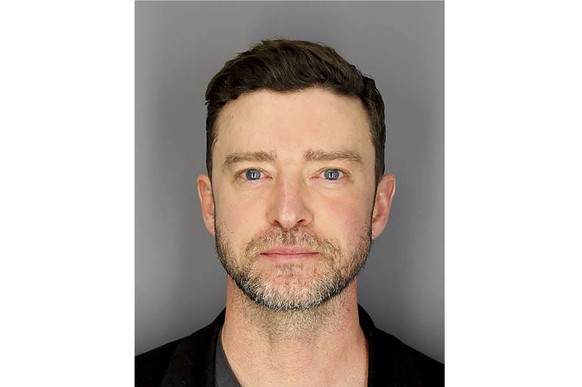 FILE ? This photo provided by the Sag Harbor New York Police Department, June 18, 2024, shows Justin Timberlake. A Sag Harbor judge suspended Timberlake&#039;s New York State driver&#039;s license, Fr ...