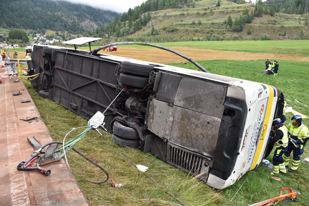Car-Unfall Susch
