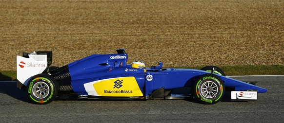 Marcus Ericsson fährt im Sauber auf den zweiten Rang.