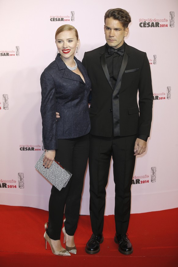 So sehen Traumpaare aus: Scarlett Johansson und Romain Dauriac.