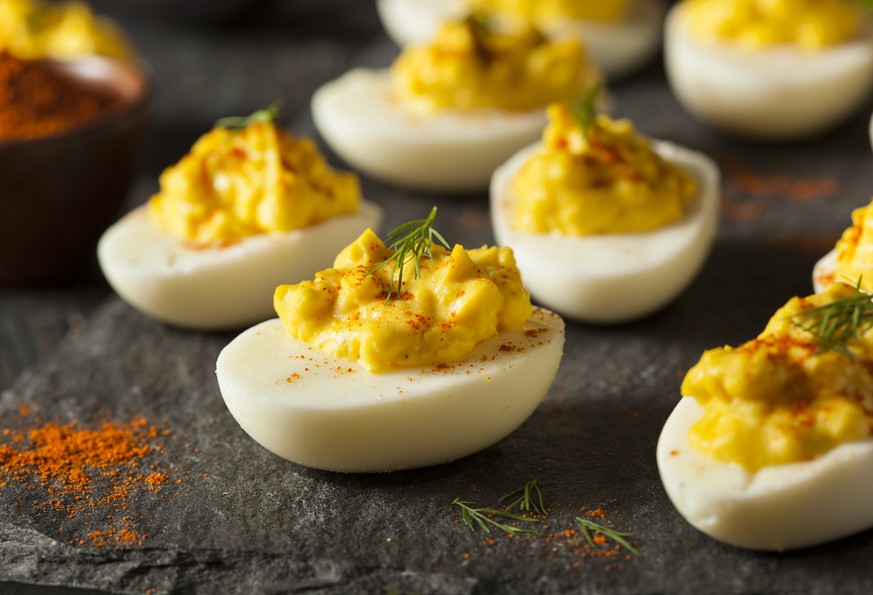 deviled eggs devilled eggs russische eier mayonnaise
