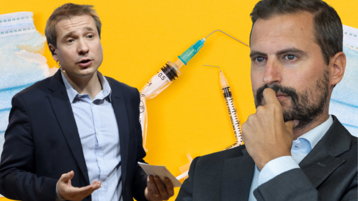 Philippe Nantermod (PLR/VS), à gauche, et Vincent Maitre (Le Centre/GE) ont un avis sur la question.