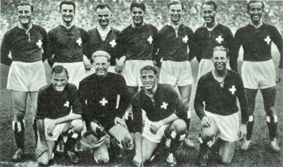 Die Schweizer Olympia-Mannschaft von 1924.