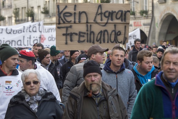 Klare Ansage: Bauerndemo am 27. November in Bern.