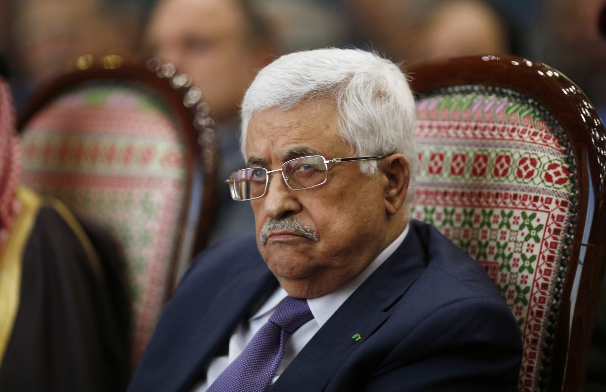 Palestinian President Mahmoud Abbas attends the opening ceremony of the "Jerusalem in Memory" exhibition in the West Bank city of Ramallah January 4, 2015. Abbas said on Sunday he was discus ...
