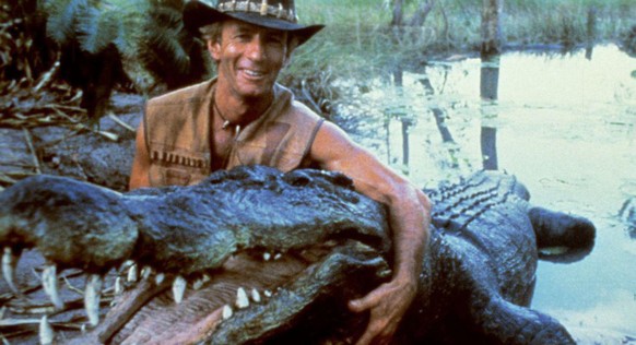 Das ist der echte Crocodile Dundee.