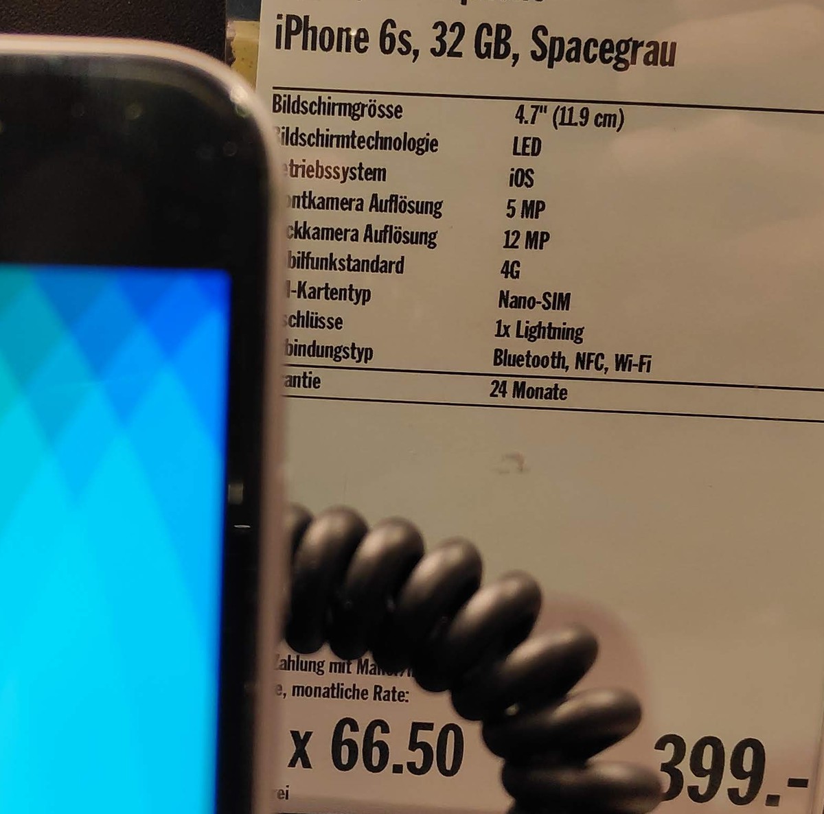 Aufgenommen diese Woche im Manor.