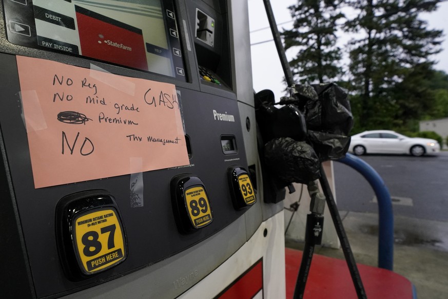 An vielen Tankstellen im Osten der USA ist das Benzin ausgegangen. 