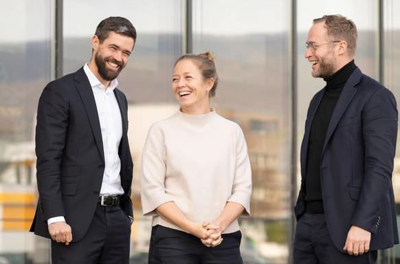 Die neuen Eigentümer: Florian Wanner, Anna Wanner und Michael Wanner (v. l.). Sie sind alle bereits in leitenden Funktionen tätig.