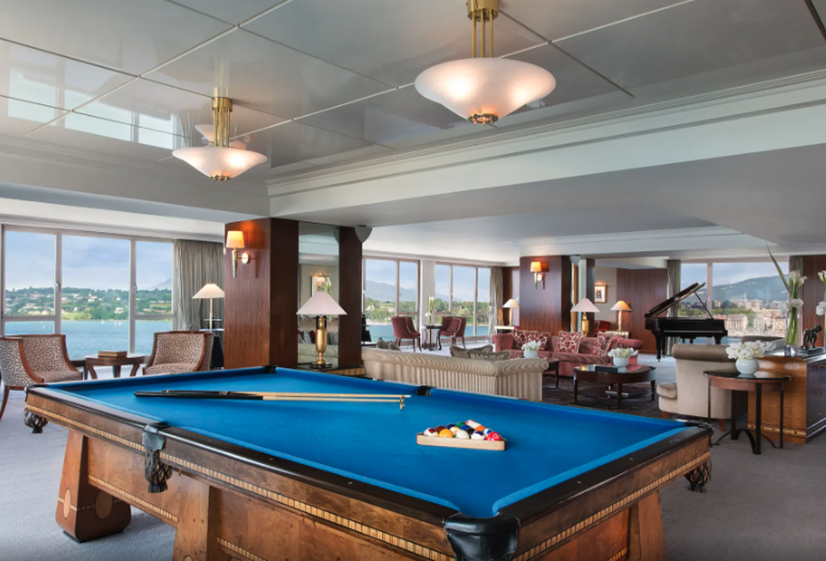 Le billard date des années 1930.