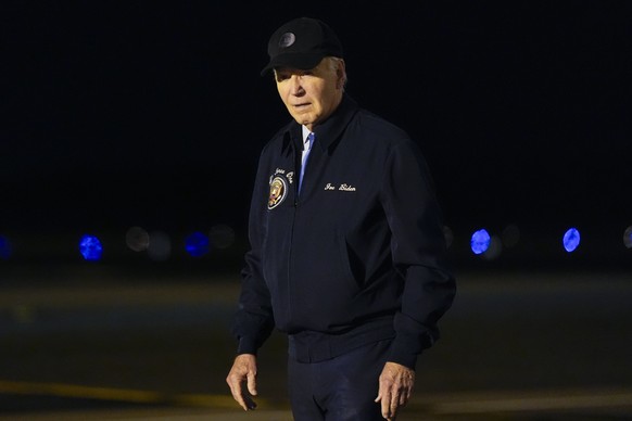 President Joe Biden walks to his car after stepping off of Air Force One at Dover Air Force Base in Delaware, Wednesday, July 17, 2024. Biden is returning to his home in Rehoboth Beach, Del., to self- ...