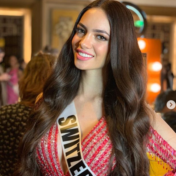 Jastina bei den Miss Universe Wahlen.&nbsp;