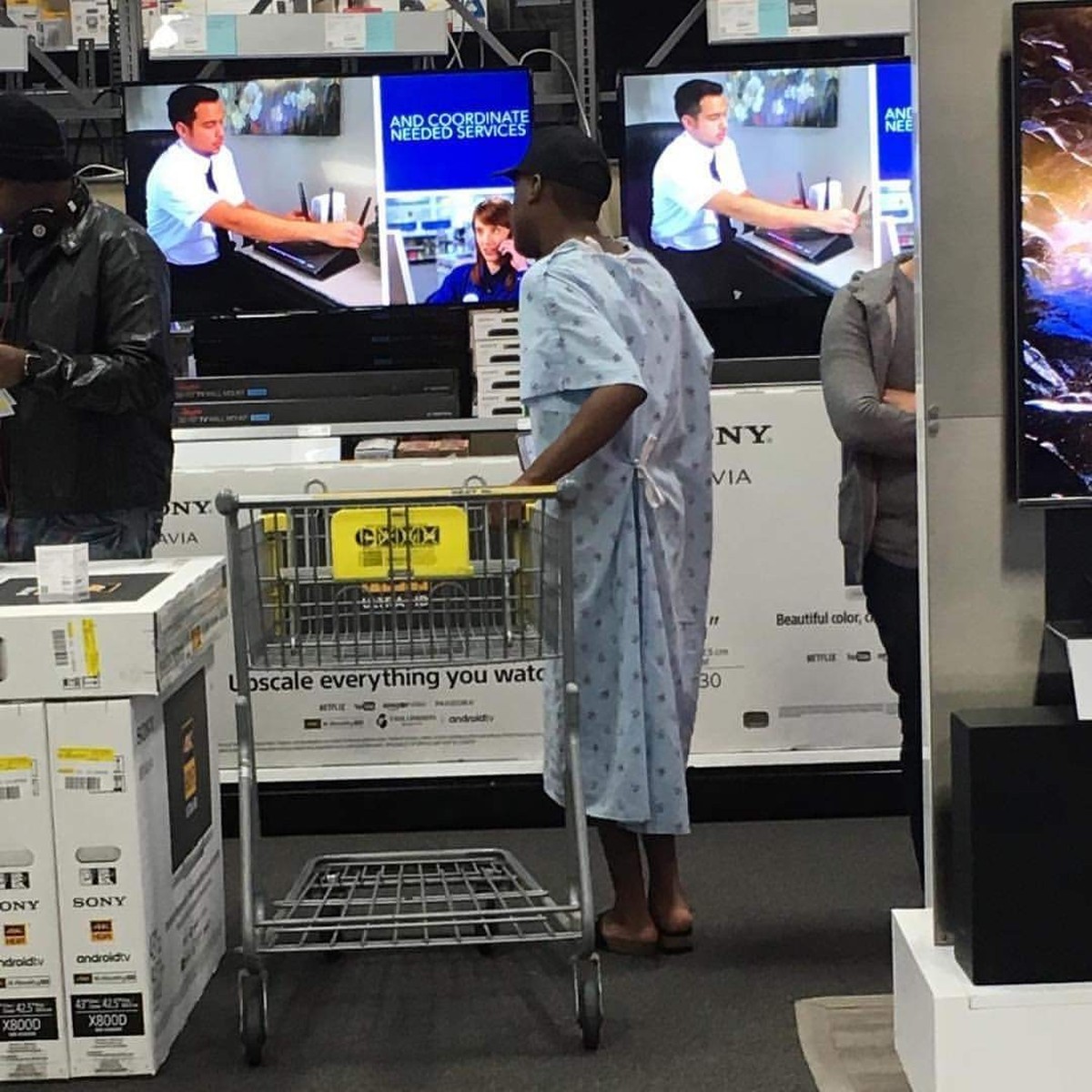 Black Friday geflohen aus dem Krankenhaus