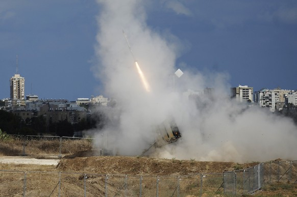 Das «Iron Dome» Abschusssystem soll die Tunnelsysteme zerstören.