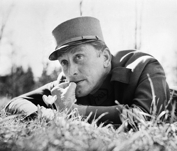 Kirk Douglas leading Acadmy Award contender for honors as the year&#039;s (1956) best actor, anxiously awaits the outcome of this week&#039;s vote to be announced on March 27,1957. Kirk is shown here  ...