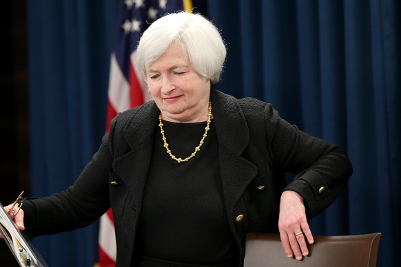 Sitzt in der Klemme: Fed-Präsidentin Janet Yellen.