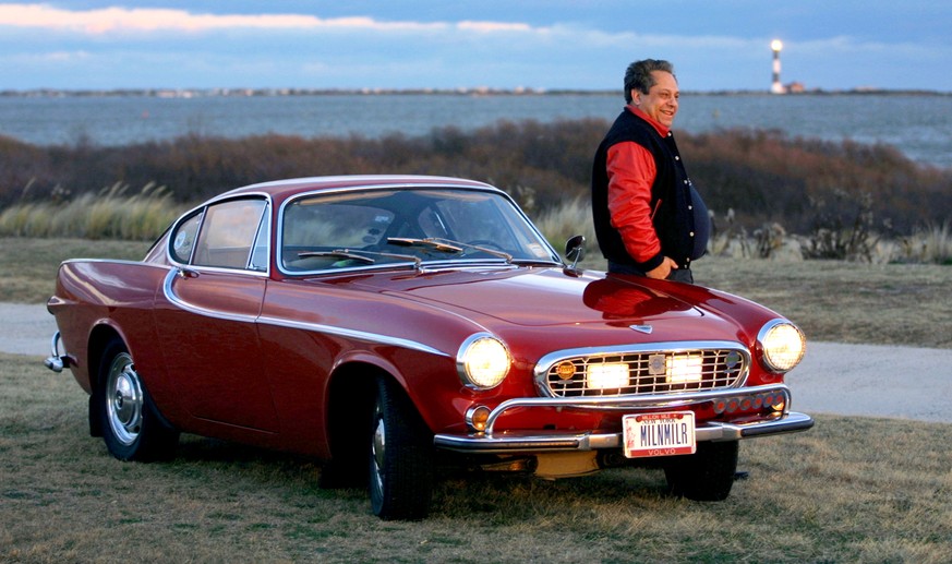 403008 13: Irv Gordon Stands Next To His 1966 Volvo P1800 In This Undated Photo. Gordon Was Honored For Driving The Car Two Million Miles. (Photo By Getty Images)