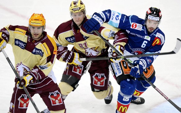 Der Topskorer Matthew Lombardi und der böse Bube Alexandre Picard.