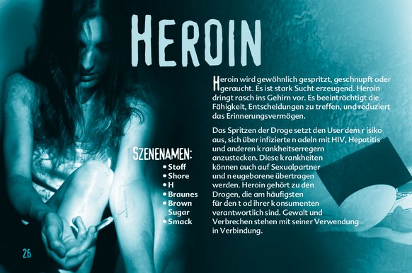 Auszug aus der Broschüre &quot;Fakten über Drogen&quot; des Scientology-nahen Vereins &quot;Sag Nein zu Drogen&quot;