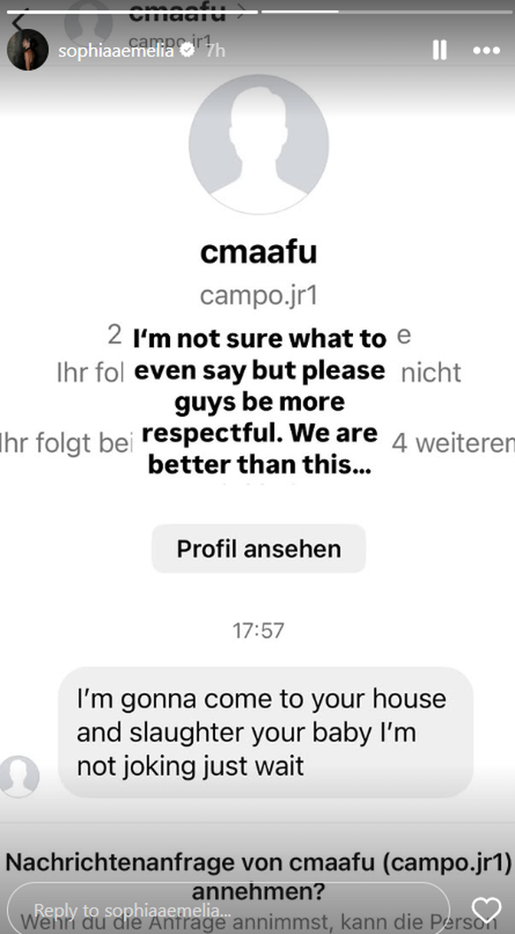 havertz sophia hasskommentare 13.1.25