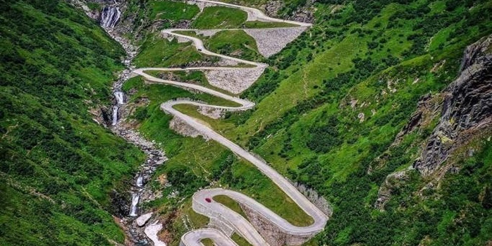 Der Gotthardpass ist eine Alternativroute zum gleichnamigen Strassentunnel.
