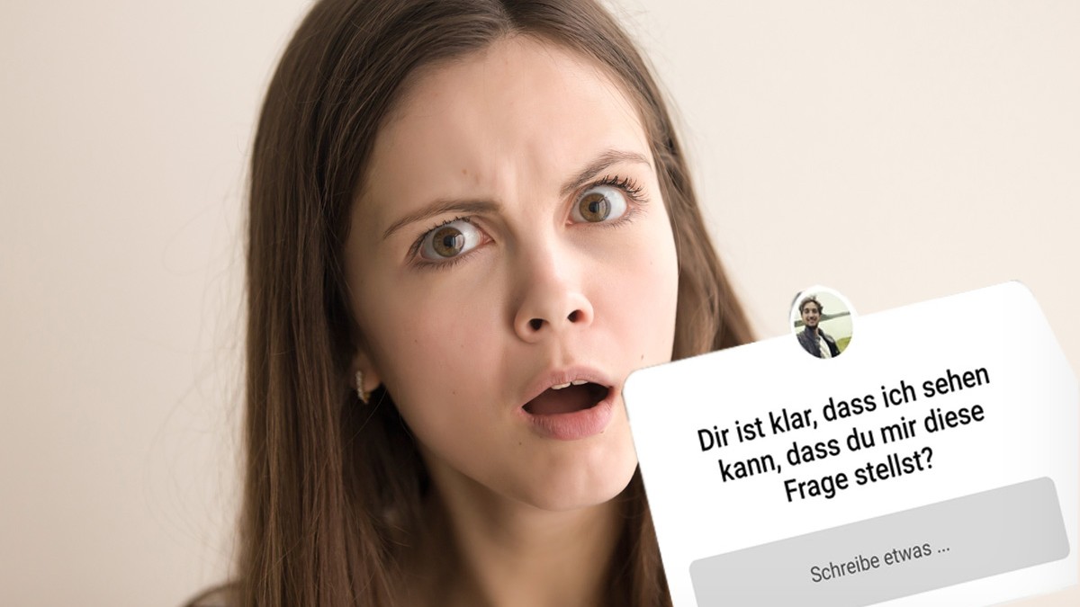 Nein, das Instagram-Frage-Feature ist nicht anonym – also hör auf dich ...