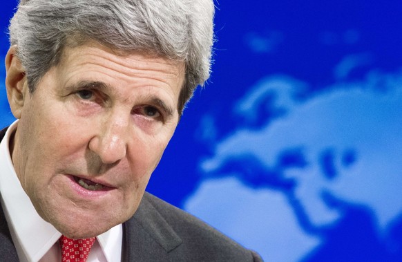 US-Aussenminister Kerry zeigt sich erfreut.